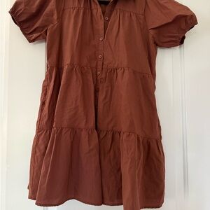 Abercrombie & Fitch Rust Mini Dress